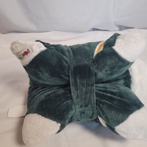Greenbay Packer NFL White Bear Mascot Large 20" Pillow Pet Stuffed Animal Pillow - Picture 6 of 13